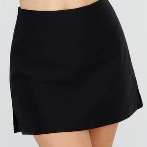 NEW220426 Zwarte Korte Skort met Stretch