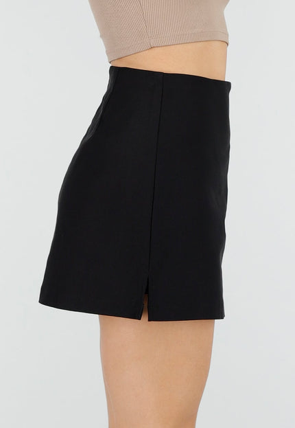 NEW220426 Zwarte Korte Skort met Stretch