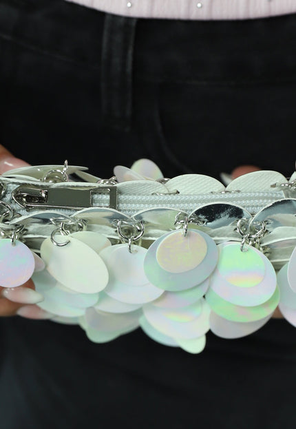 NEW2205 Holografisch Crossbody Tasje met Pailletten