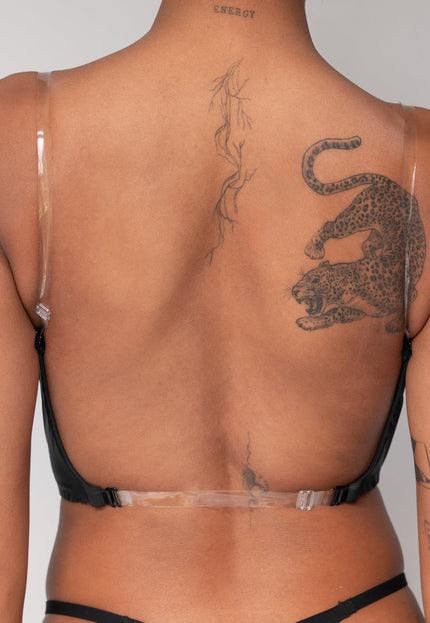 NEW2205 Zwarte Push Up BH met V Hals