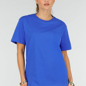 NEW220726 Blauw Basic T-Shirt