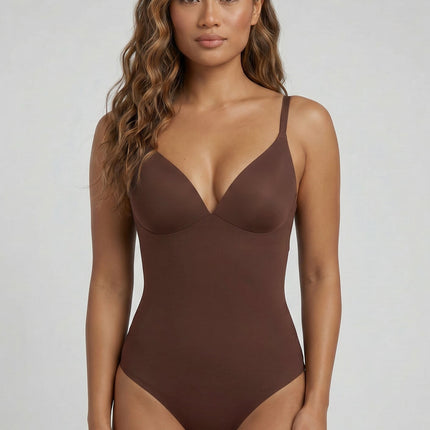 NEW220726 Corrigerend Stringbody Bruin