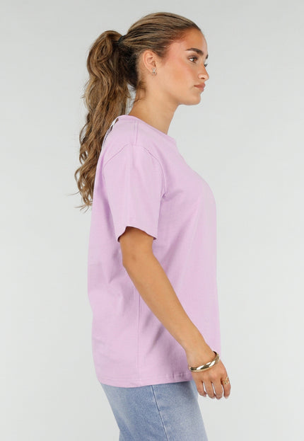 NEW220726 Lila Basic T-Shirt
