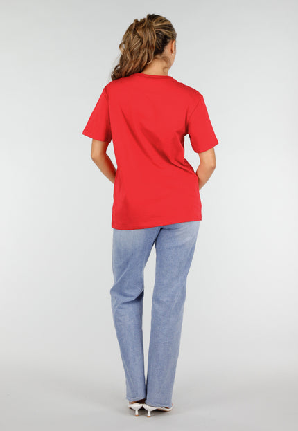 NEW220726 Rood Basic T-Shirt