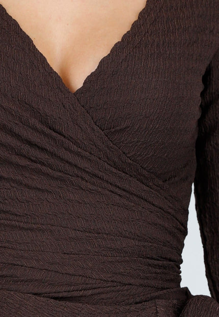 NEW221025 Bruine Wikkel Top