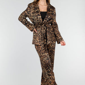 NEW221025 Luipaardprint Two Piece Set