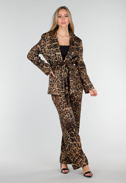 NEW221025 Luipaardprint Two Piece Set