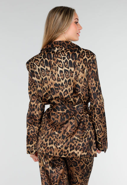 NEW221025 Luipaardprint Two Piece Set