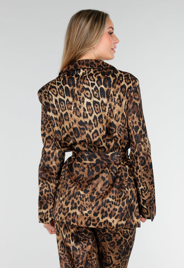 NEW221025 Luipaardprint Two Piece Set