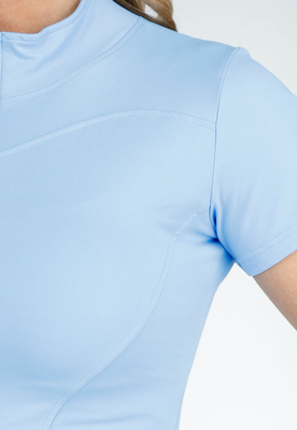 NEW230425 Lichtblauwe Sportset met Shaping Short