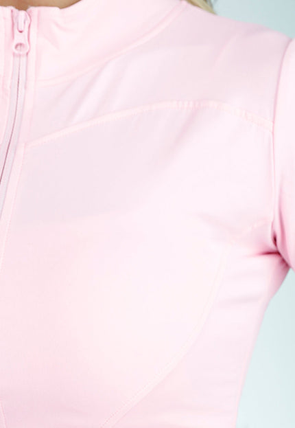 NEW230425 Lichtroze Sportset met Shaping Short