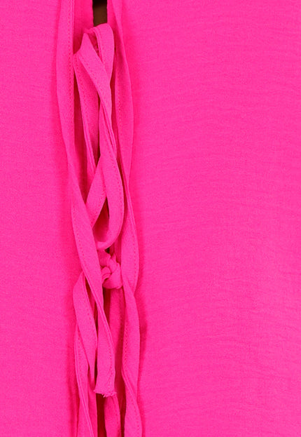 NEW230725 Felroze Set met Strik en Stretch