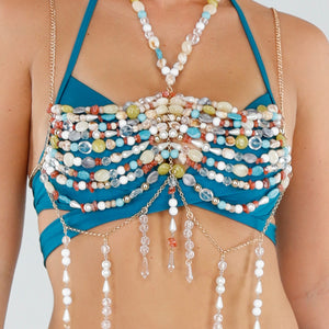 NEW230725 Kettingtop van Kralen