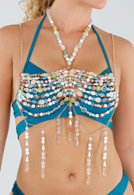 NEW230725 Kettingtop van Kralen