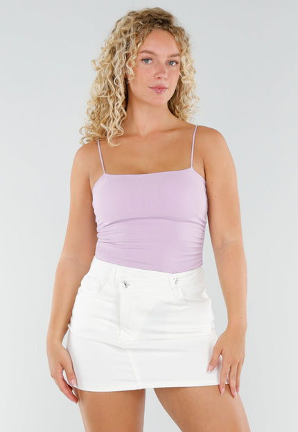 NEW230725 Lila Top met Spaghettibandjes