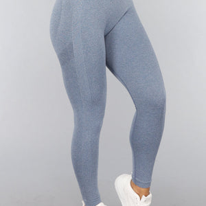 NEW2310 Blauwe Trainingslegging met Push Up Effect