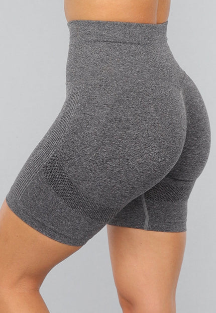 NEW2310 Grijze Fitness Short met Scrunch