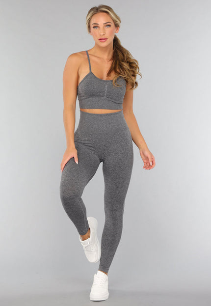 NEW2310 Grijze Squat Proof Fitness Legging