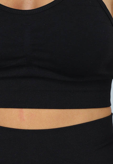 NEW2310 Korte Gymset in Zwart