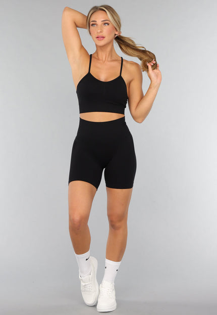NEW2310 Korte Gymset in Zwart
