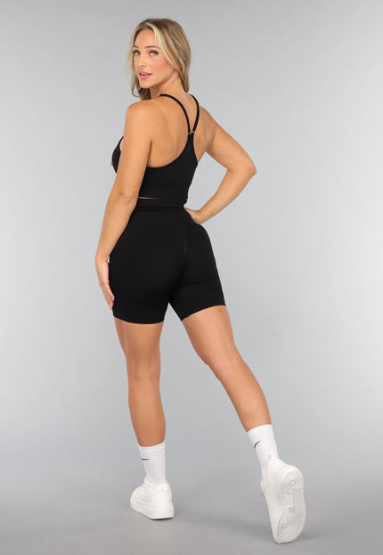 NEW2310 Korte Gymset in Zwart
