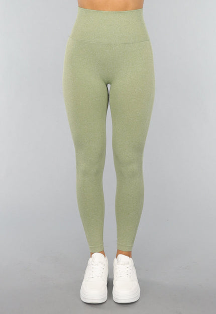 NEW2310 Lichtgroene Fitnesslegging met Liftend Effect