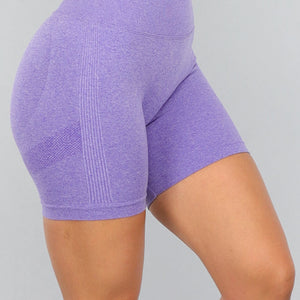 NEW2310 Paars Yoga Broekje met Scrunch