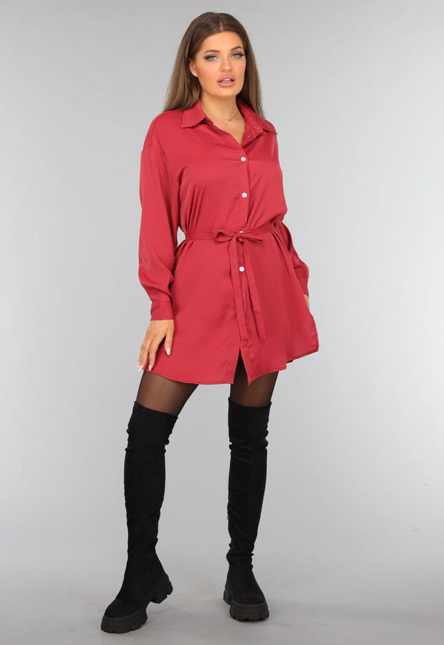 OP=OP.47.NL Roestbruine Lange Blouse met Broekje