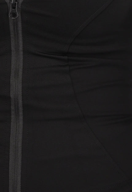 NEW2310 Zwarte Longsleeve Sportset met Duimgaten