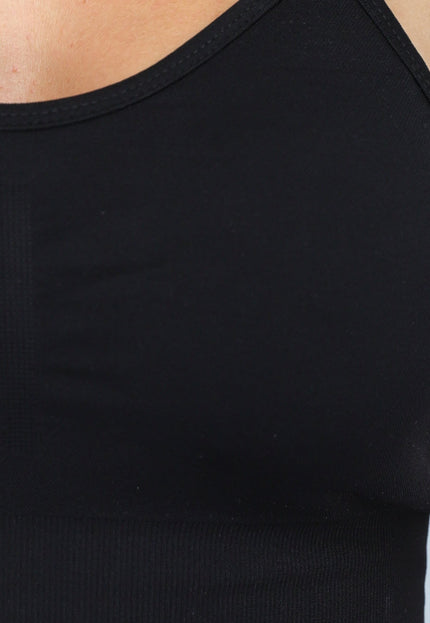 NEW2310 Zwarte Sport BH met Uitneembare Pads