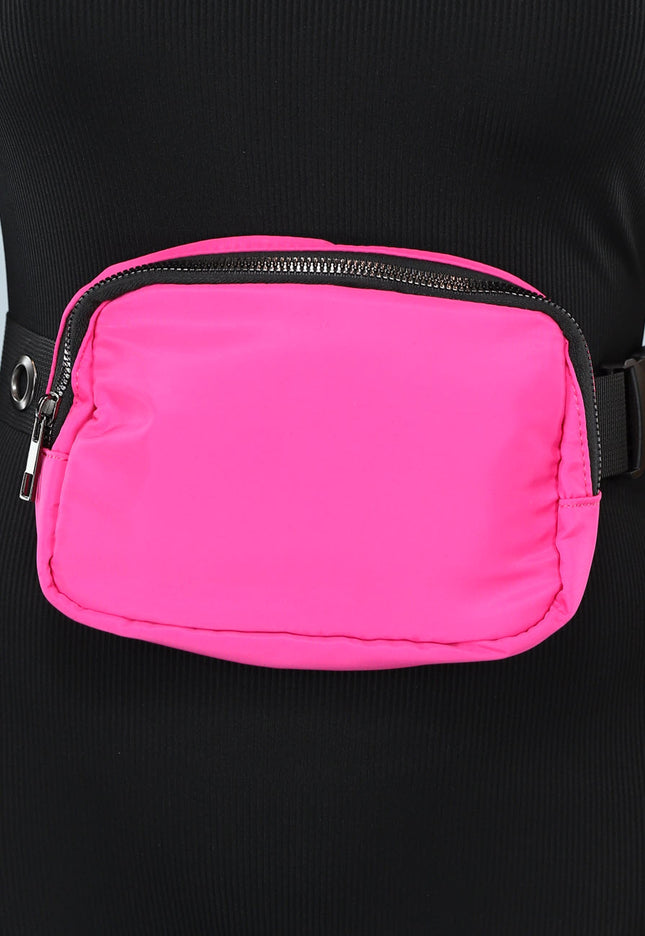 NEW2404 Hardroze Heuptas met Zwarte Band