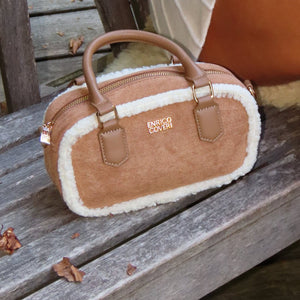 OP=OP.07.NL Beige Teddy Handtas