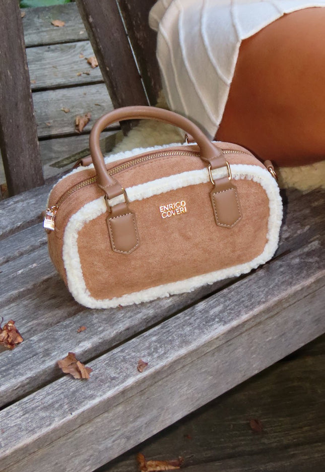 OP=OP.07.NL Beige Teddy Handtas