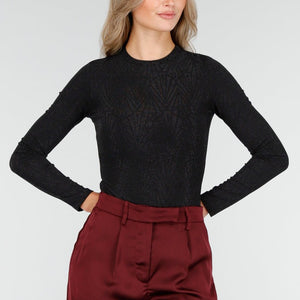 NEW240925 Body Zwart met Glitters