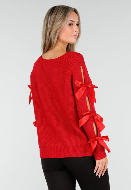 OP=OP.AV.10 Rode Trui met Strikken