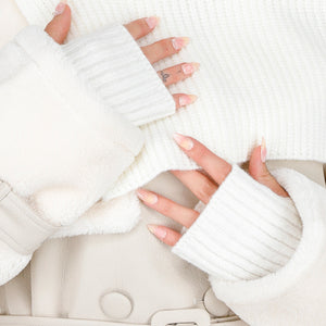 NEW121125 Ribgebreide Handschoenen