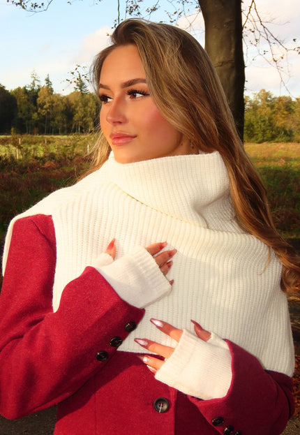 NEW240925 Vingerloze Gebreide Handschoenen