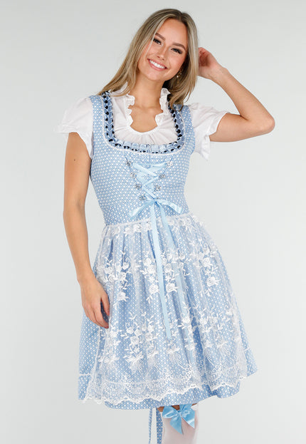 KOSTUUM Blauw Oktoberfest Dirndl Jurkje