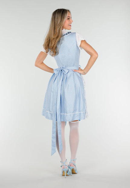 KOSTUUM Blauw Oktoberfest Dirndl Jurkje