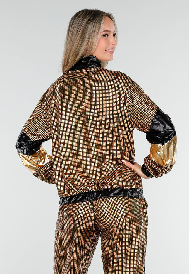 KOSTUUM Goud Zwart Gabber Pak