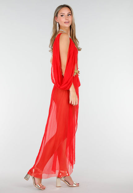 KOSTUUM Rood Buikdanseres Kostuum