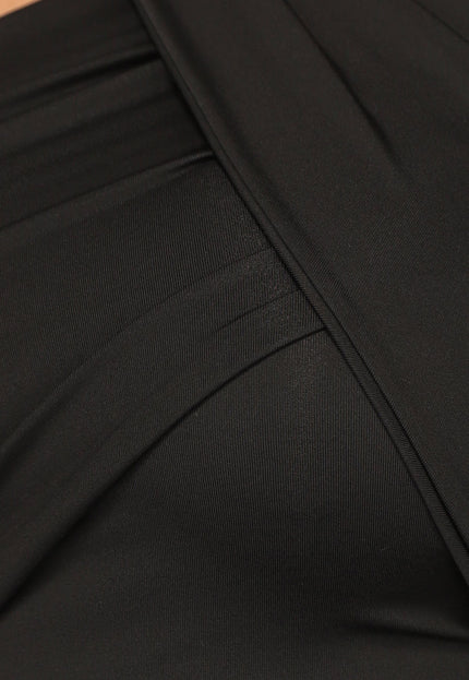 NEW2412 Gekruiste Asymmetrische Top in Zwart