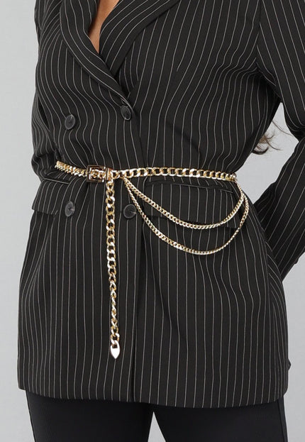 NEW2412 Gouden Verstelbare Chain Riem