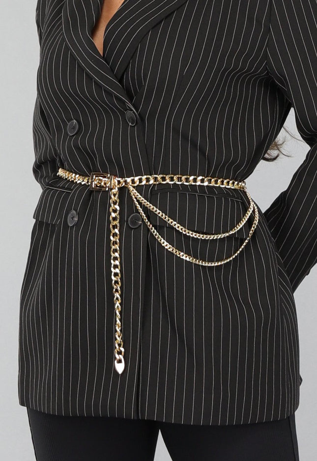 NEW2412 Gouden Verstelbare Chain Riem