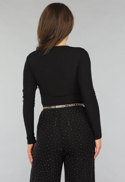 NEW2412 Gouden Zigzag Stretch Ceintuur