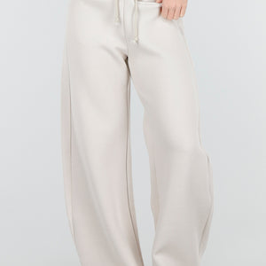 NEW250226 Beige Barrel Joggingbroek met Trekkoord