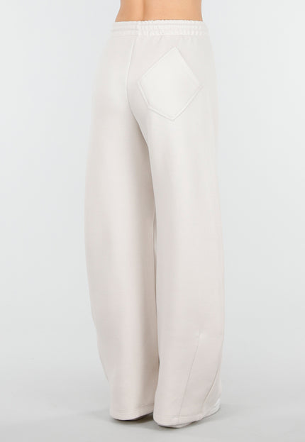 NEW250226 Beige Barrel Joggingbroek met Trekkoord