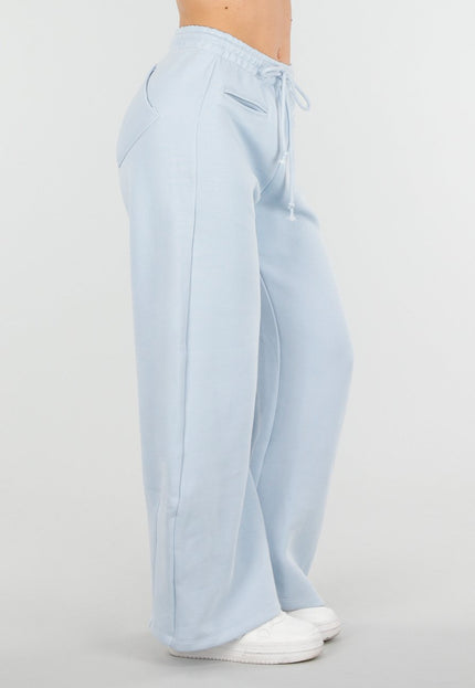 NEW250226 Lichtblauwe Barrel Joggingbroek met Trekkoord