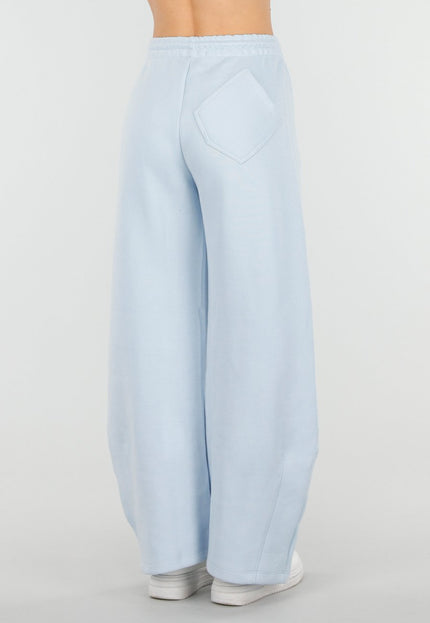NEW250226 Lichtblauwe Barrel Joggingbroek met Trekkoord