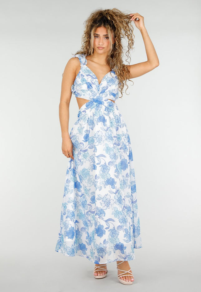 NEW250326 Beige Sandalen met Blokhak en Bandjes